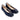 Women Ballerina Shoes with hidden heel in Deep Blue Suede