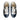 Women's Navy Sneakers in Suede with Crystal Embellishments Detail