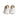 Women's White Sneakers in Leather with Perforated Detail
