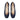 Women Ballerina Shoes with hidden heel in Deep Blue Suede
