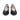 Women Ballerina Shoes with hidden heel in Deep Blue Suede