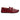 Men's Driving Lace-Through Leather Shoes in Rosso