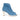 Women Open Toe Platform Ankle Booties in Royal Blue Suede