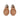 Women's Cuoio Suede Pointed Loafers with Gold Horsebit