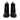 Women’s Ankle Boots with Monili Detail in Black Leather