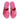 Women's Slide Sandal with Intrecciato Strap in Suede Fucsia