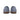 Men Slip On Shoes with Tassels in Suede Jeans Print