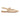 Women's Slingback Leather Flats in Nappa Nude
