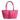 Sophia Petite Intrecciato Optical Shopping Bag in Nappa Fucsia