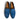 Men Leather Loafers in Azzurro Bright