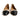 Women's Rounded Toe Leather Flats in Nappa Kiss
