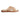 Women Flat Spiga Weave Sandals in Beige