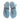 Women's Slip On Jewel Sandal in Suede Celeste