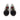 Women’s Black Leather Tassel Loafers