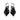Woman Pointed Slingback with Kitten Heel in Black Patent Leather