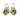 Woman Pointed Slingback with Kitten Heel in Platinum Laminated Leather