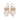 Women's Slingback Leather Flats in Nappa Milk