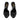 Women Satin Rose Slip-on in Deep Black Suede
