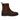 Women’s Ankle Boots with Monili Detail in Brown Suede