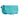 Women's Small Intrecciato Leather Pouch in Turquoise