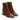 Women Dressy Suede Leather Booties in Brown and Bronze