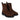 Women’s Ankle Boots with Monili Detail in Brown Suede