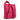 Women's Leather Crossbody Bag Intreccio Optical in Fucsia Nappa and Suede