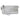 Women's Intrecciato Nappa and Laminated Leather Clutch in Bianco and Silver