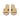 Women Block Heel Slip On Sandal with Crystal Trim in Beige