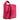 Women's Leather Crossbody Bag Intreccio Optical in Fucsia