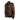 Men Bomber Jacket with Pocket in Nappa Brown