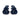 Women's Navy Suede Kitten Heel Thong Sandals
