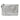 Women Intrecciato Laminated Leather Pouch in White and Silver