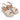 Women Platform Sandals in Nude Suede