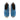 Women Open Toe Lasered Ankle Booties in Royal Blue Suede Leather