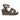 Women Wedge Sandal with Crystal Trim in Navy Blue