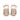 Women Leather Platform Block Heel Sandals in Ivory