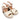 Women Leather Platform Block Heel Sandals in Ivory