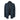 Men Quadretto Blue Suede Blazer with Inner Cashmere Vest