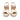 Women Leather Platform Block Heel Sandals in Ivory