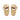 Women Wedge Sandal with Crystal Trim in Beige