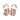 Women's Leather Wedge Sandals in Suede Caffellatte