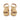 Women Wedge Sandal with Crystal Trim in Beige