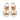 Women Low Block Heel Leather Sandals in Softy Milk