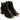 Women Open Toe Ankle Booties in Black