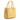 Twist Small Leather Suede Tote in Vanilla