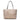 Women Leather Intreccio Optical Leather Bag in Sabbia and Grey - Jennifer Tattanelli