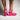Women's Platform Wedge Sandals in Fucsia