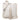 Women's Leather Crossbody Bag Intreccio Optical in Beige and White - Jennifer Tattanelli
