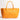 Women Intrecciato Optical Shopping Bag in Arancione